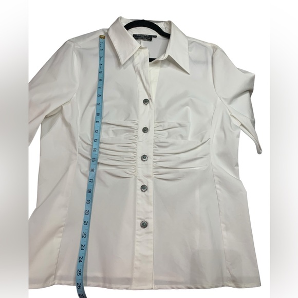Patricia Wolfe Made in Texas vintage white button down - Picture 3 of 7